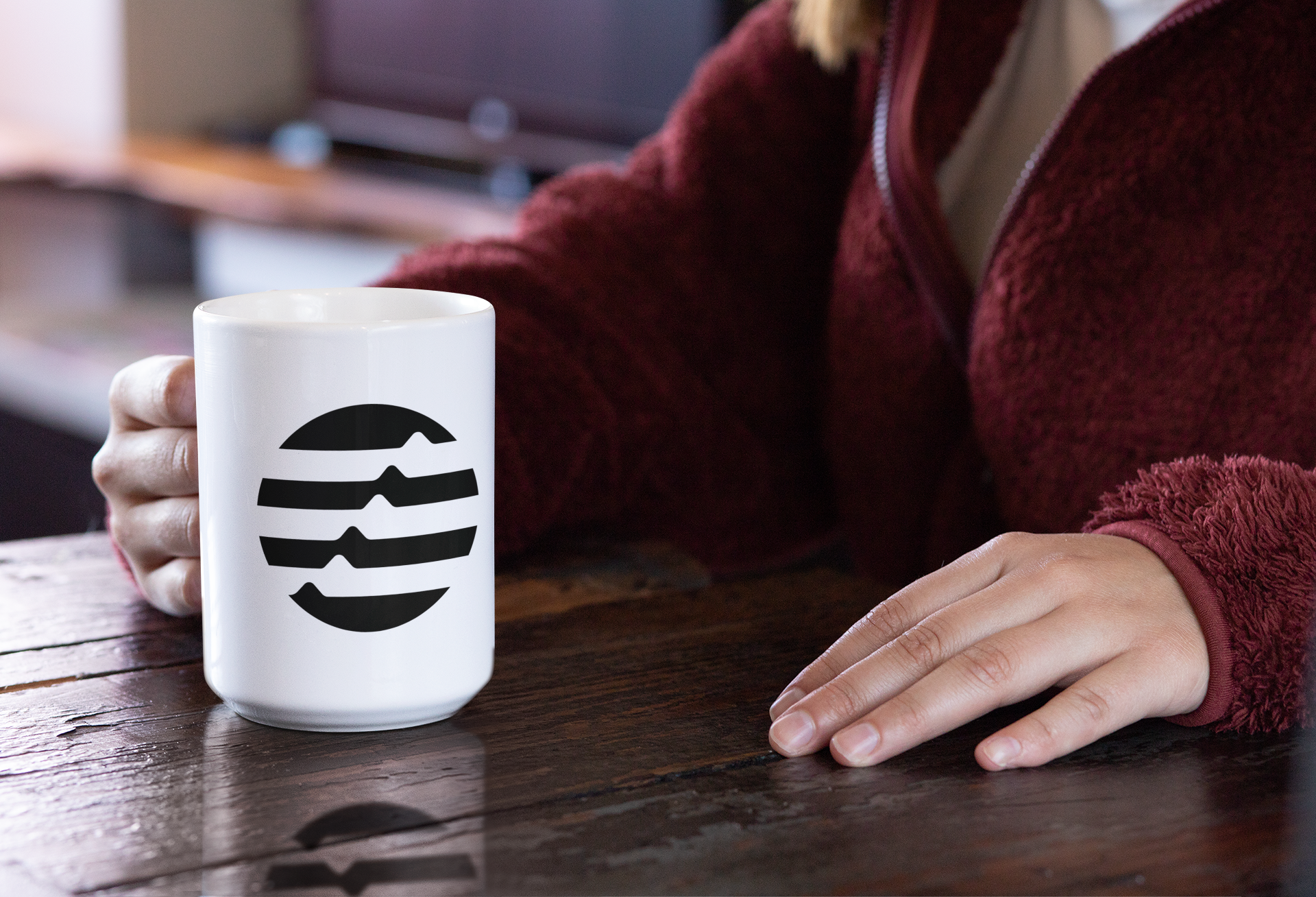 APT Aptos Crypto Token White Ceramic 15oz Mug