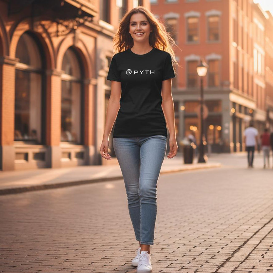 Pyth Network (PYTH) Crypto Token Unisex Cotton T-Shirt