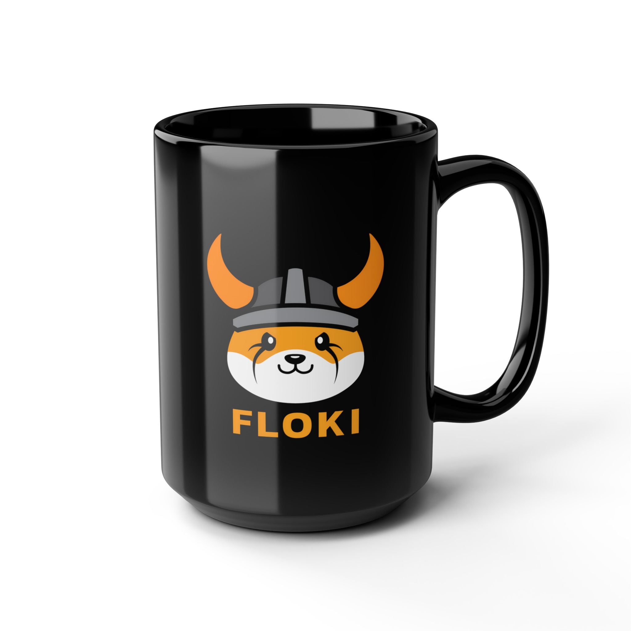 FLOKI Crypto Coin Ceramic 15oz Mug