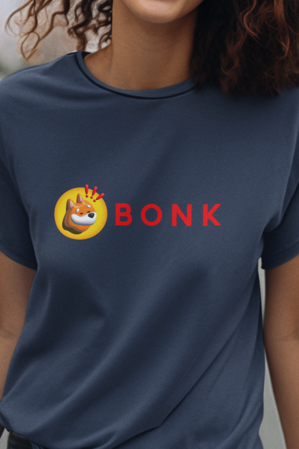 BONK Crypto Token Cotton T-Shirt