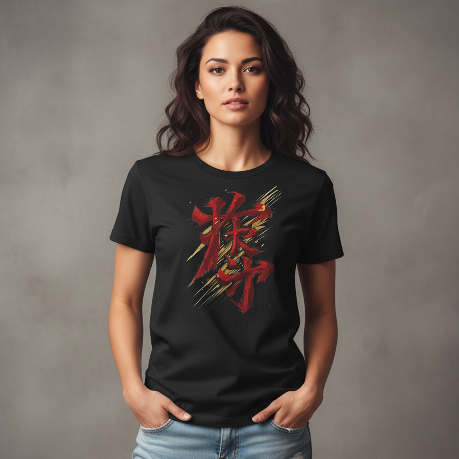 Japanese 'Victory' Symbol Unisex Cotton T-Shirt