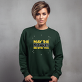Funny "May the Market Be With You" Star Wars Quote Unisex Sweatshirt
