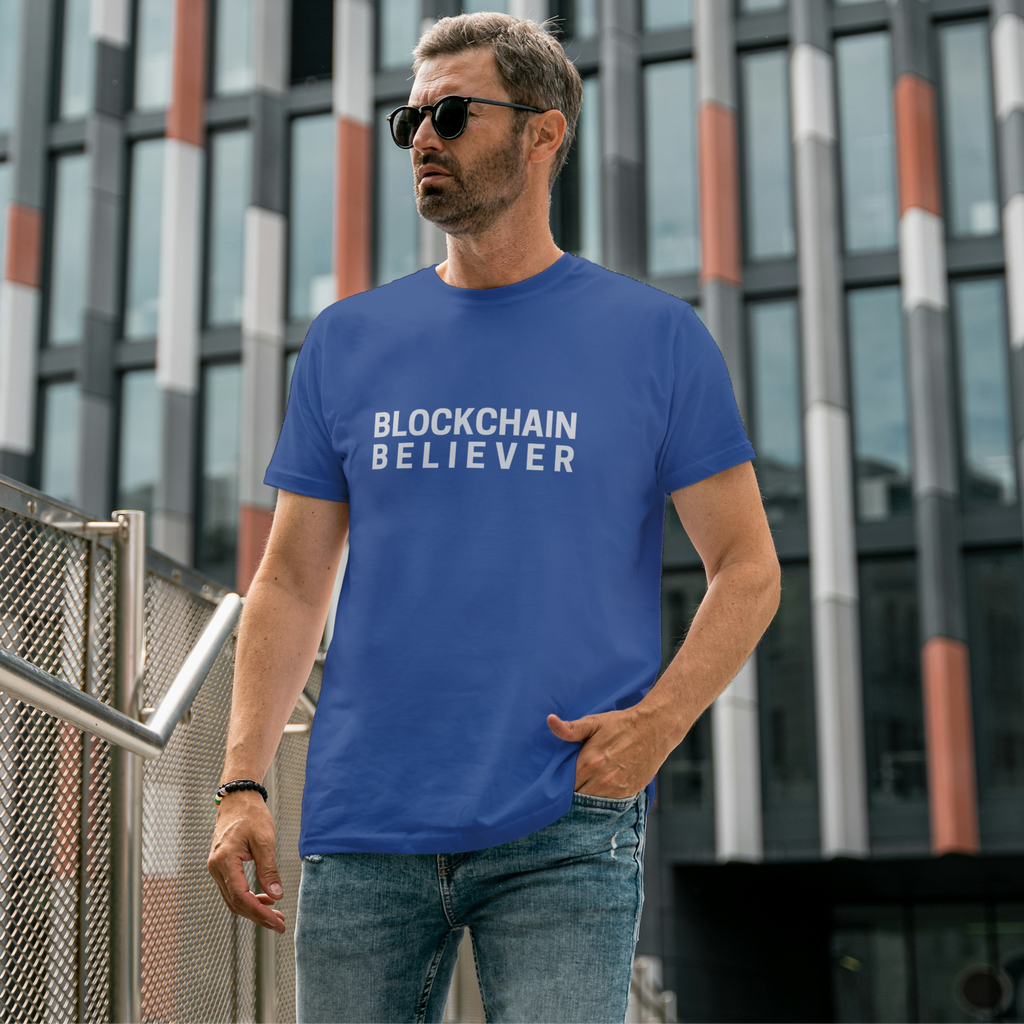 Blockchain Believer Unisex Cotton T-Shirt