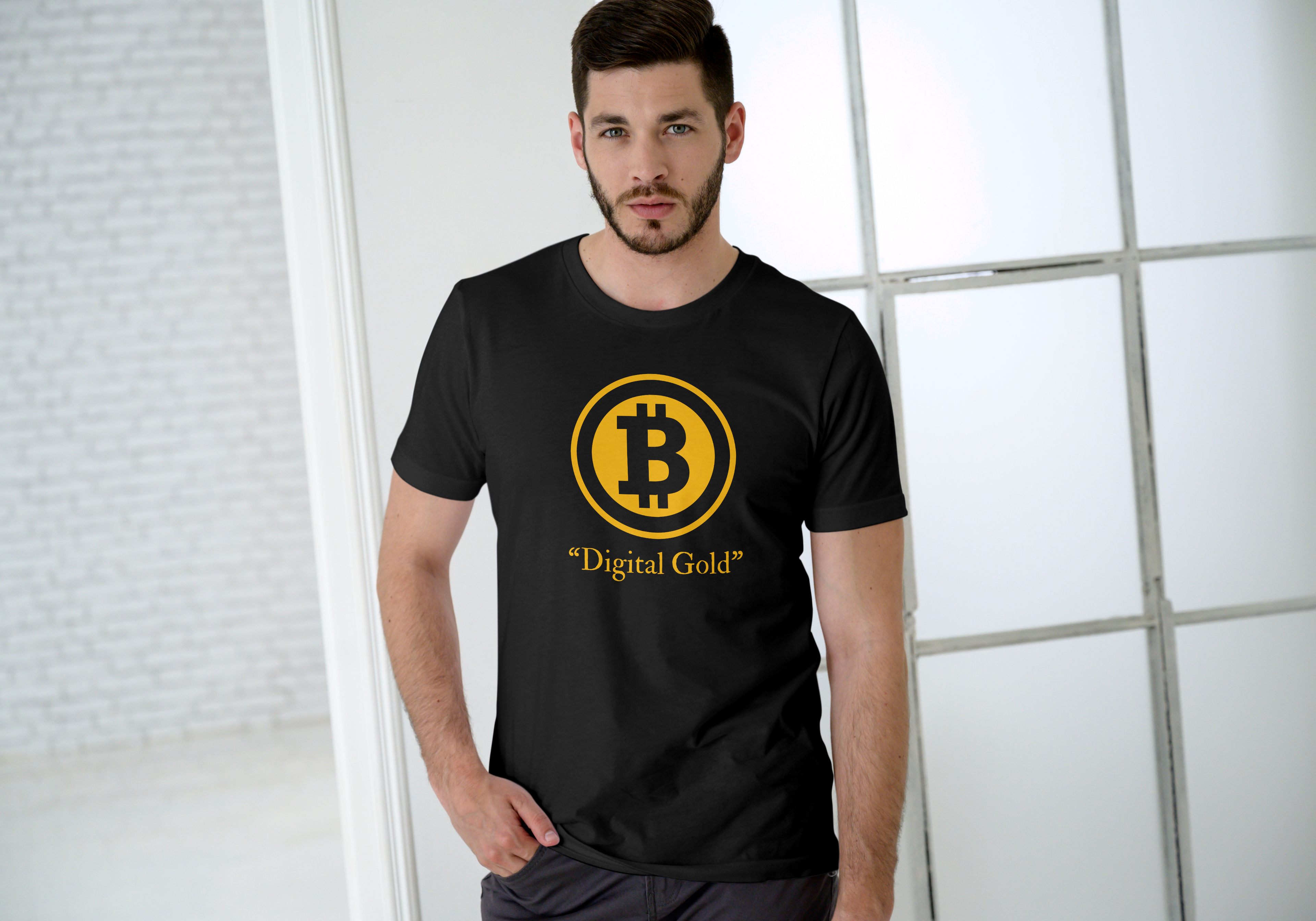 Bitcoin is Digital Gold Unisex Cotton T-Shirt