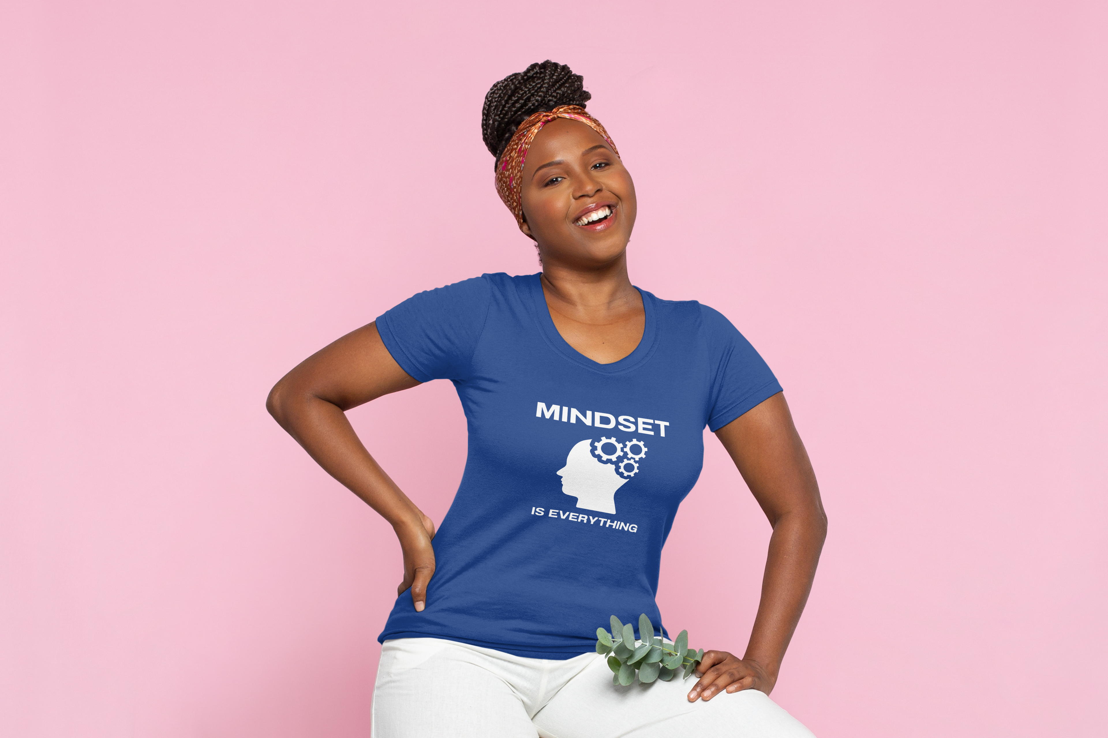 Motivational "Mindset is Everything" Unisex Cotton T-Shirt