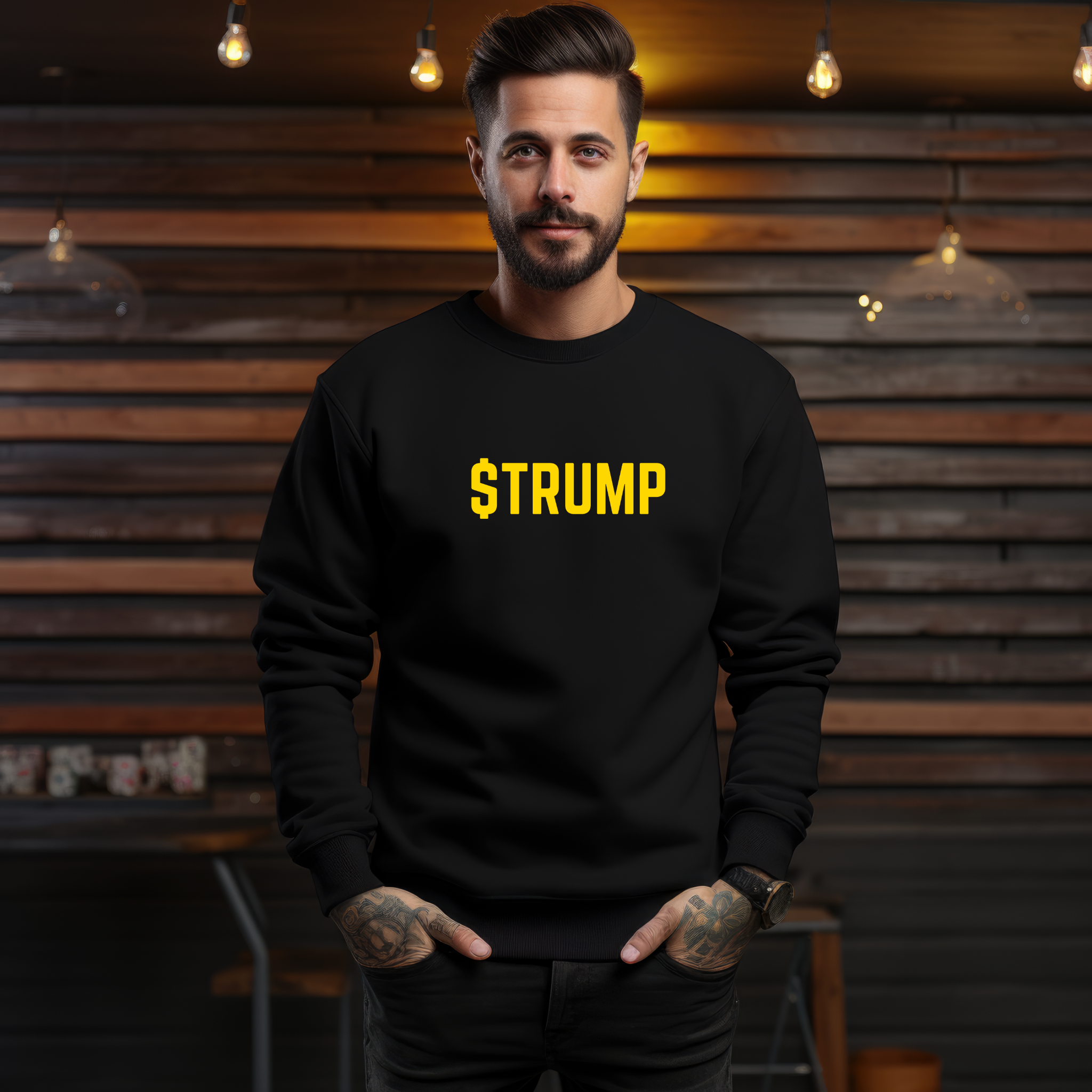 TRUMP Donald Trump Crypto Coin Sweatshirt