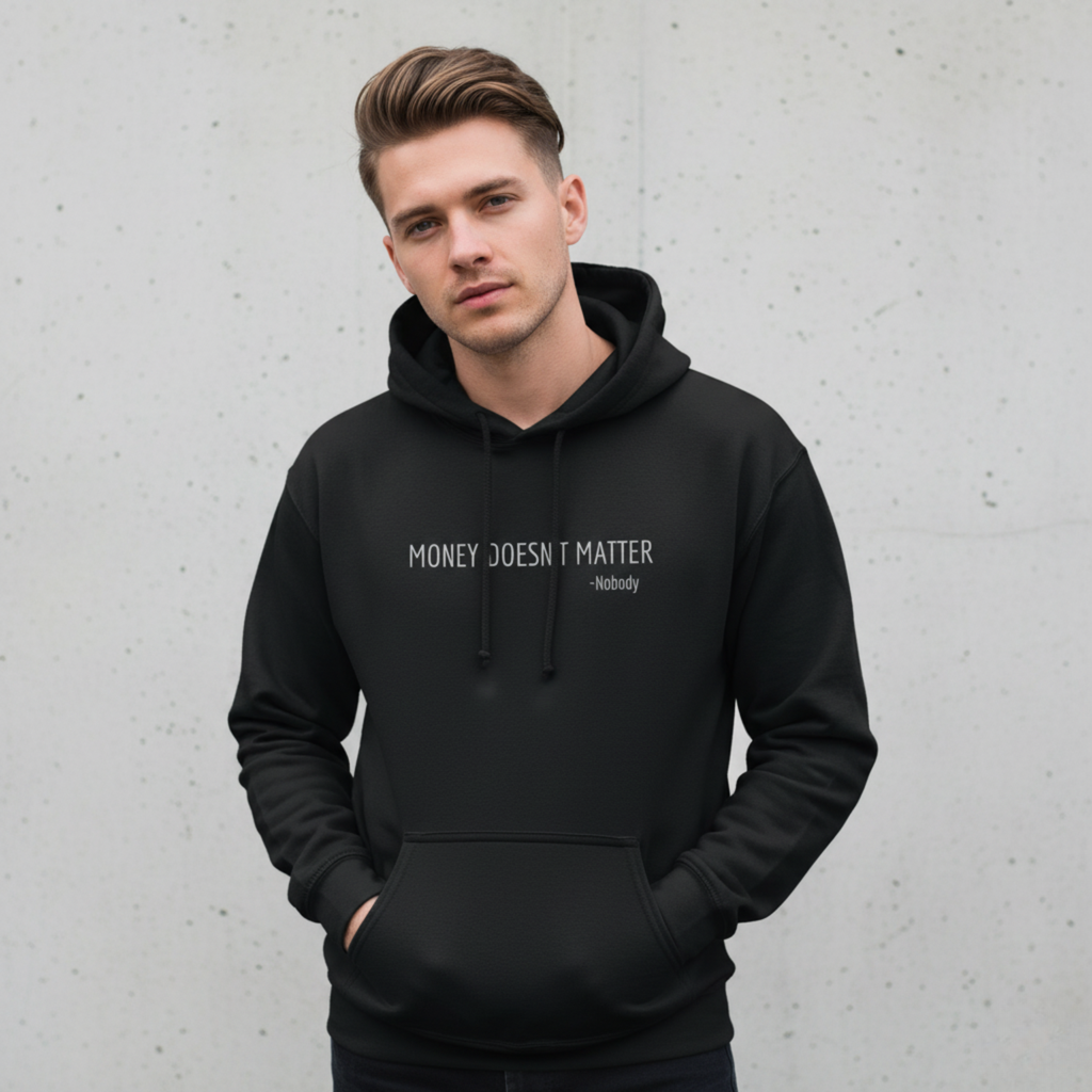 Funny 'Money Doesn't Matter' Unisex Hoodie