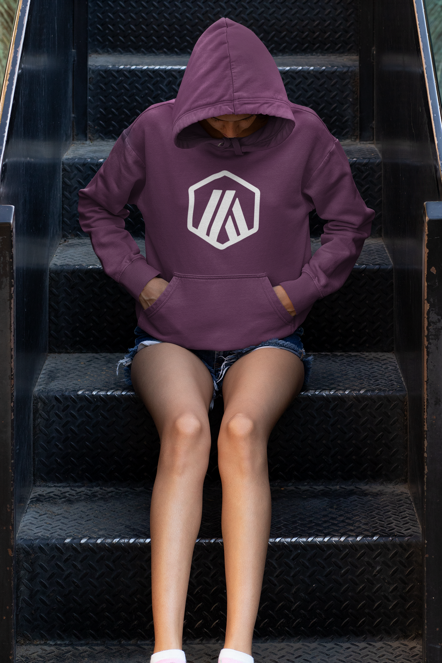 Arbitrum Crypto Token Unisex Hoodie