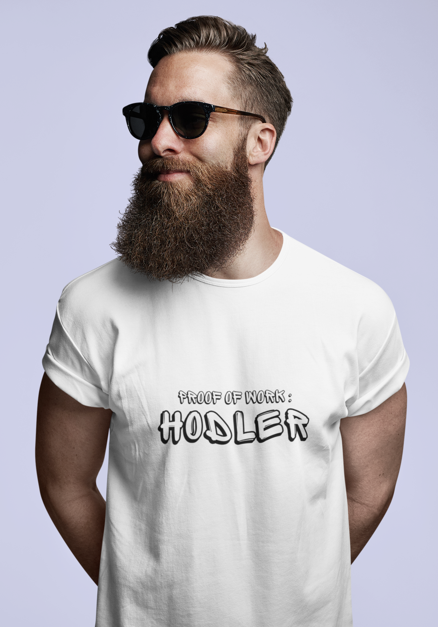Proof of Work HODLER Unisex Cotton T-Shirt