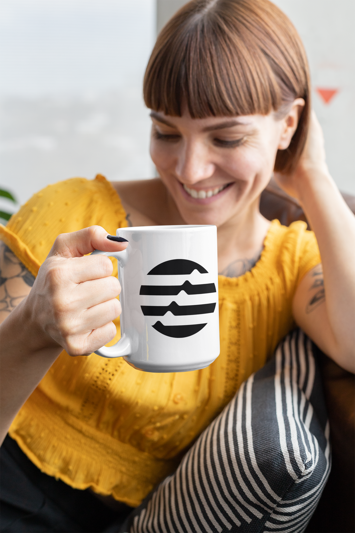 APT Aptos Digital Currency Token White Ceramic 15oz Mug