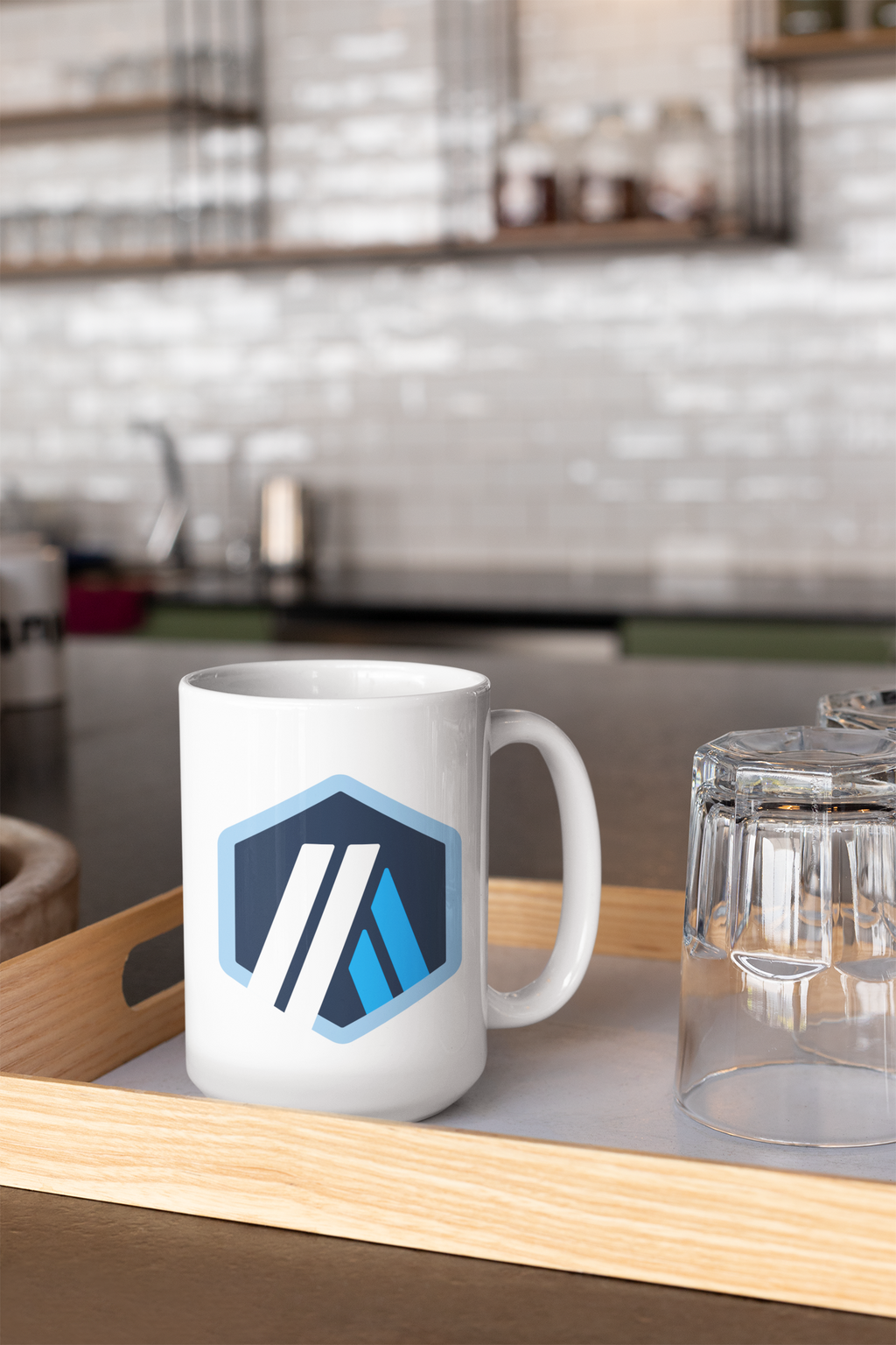 Arbitrum Crypto Token Ceramic 15oz Mug
