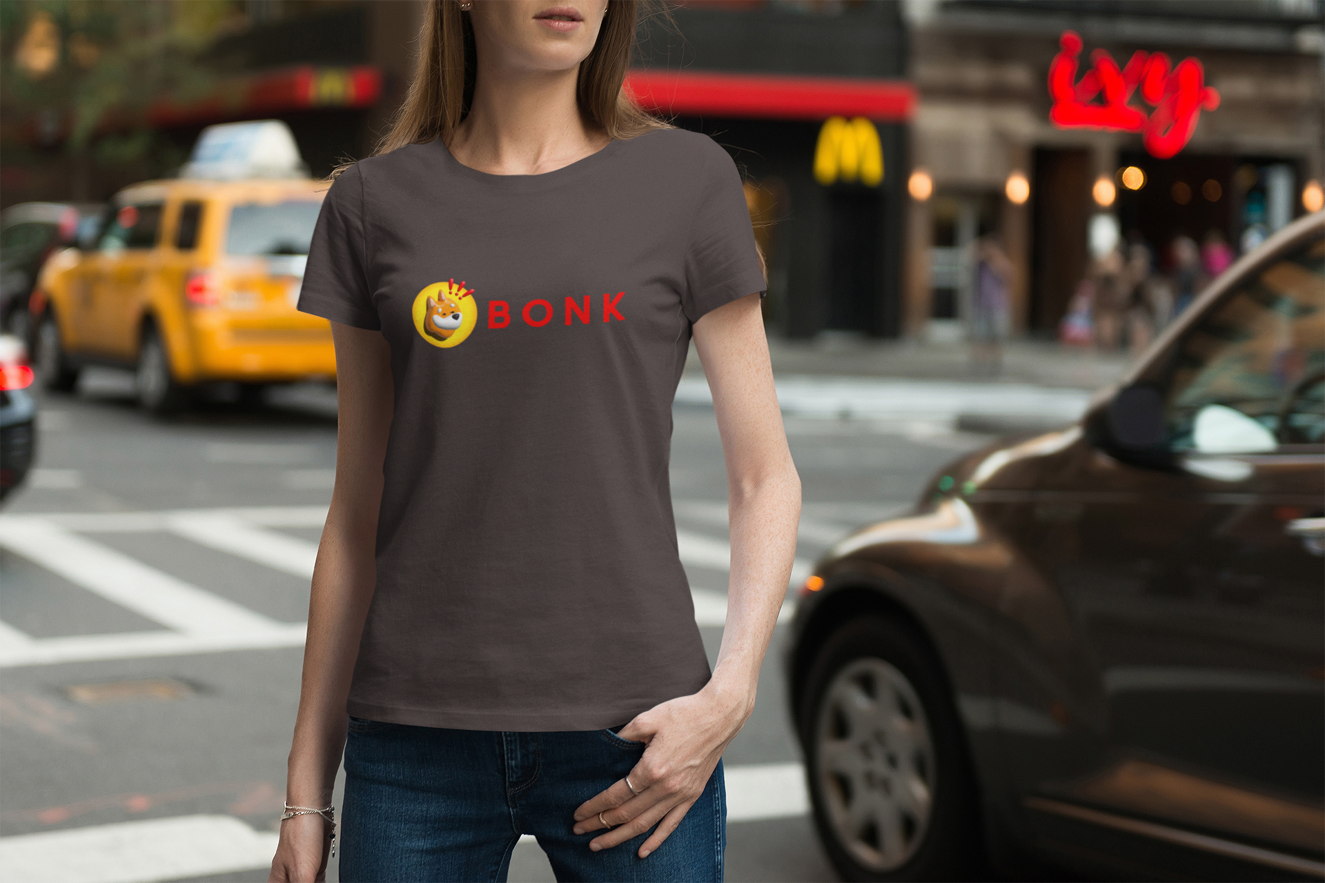 BONK Crypto Token Cotton T-Shirt