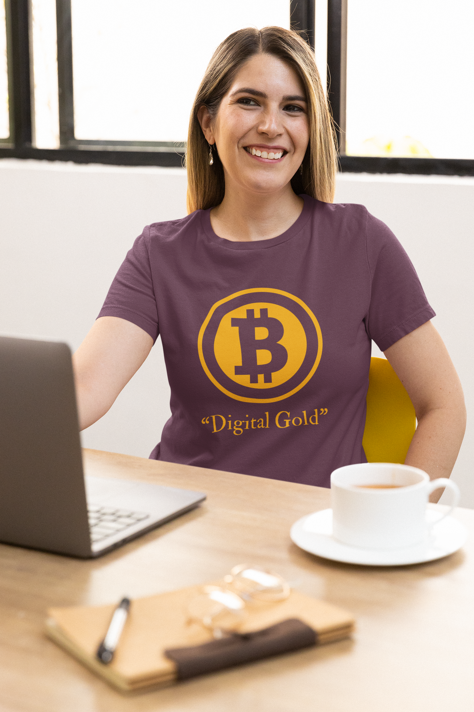 Bitcoin is Digital Gold Unisex Cotton T-Shirt