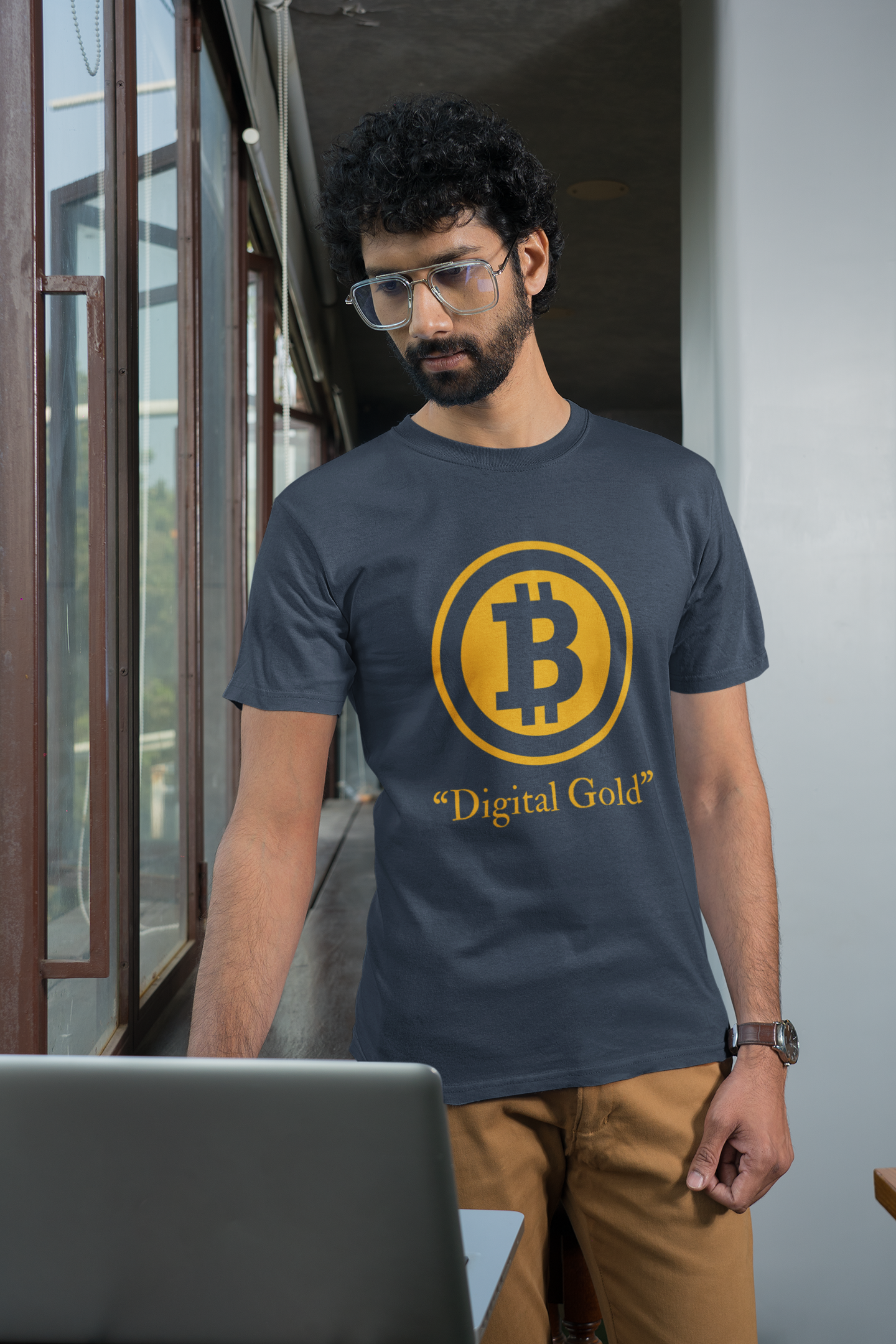 Bitcoin is Digital Gold Unisex Cotton T-Shirt