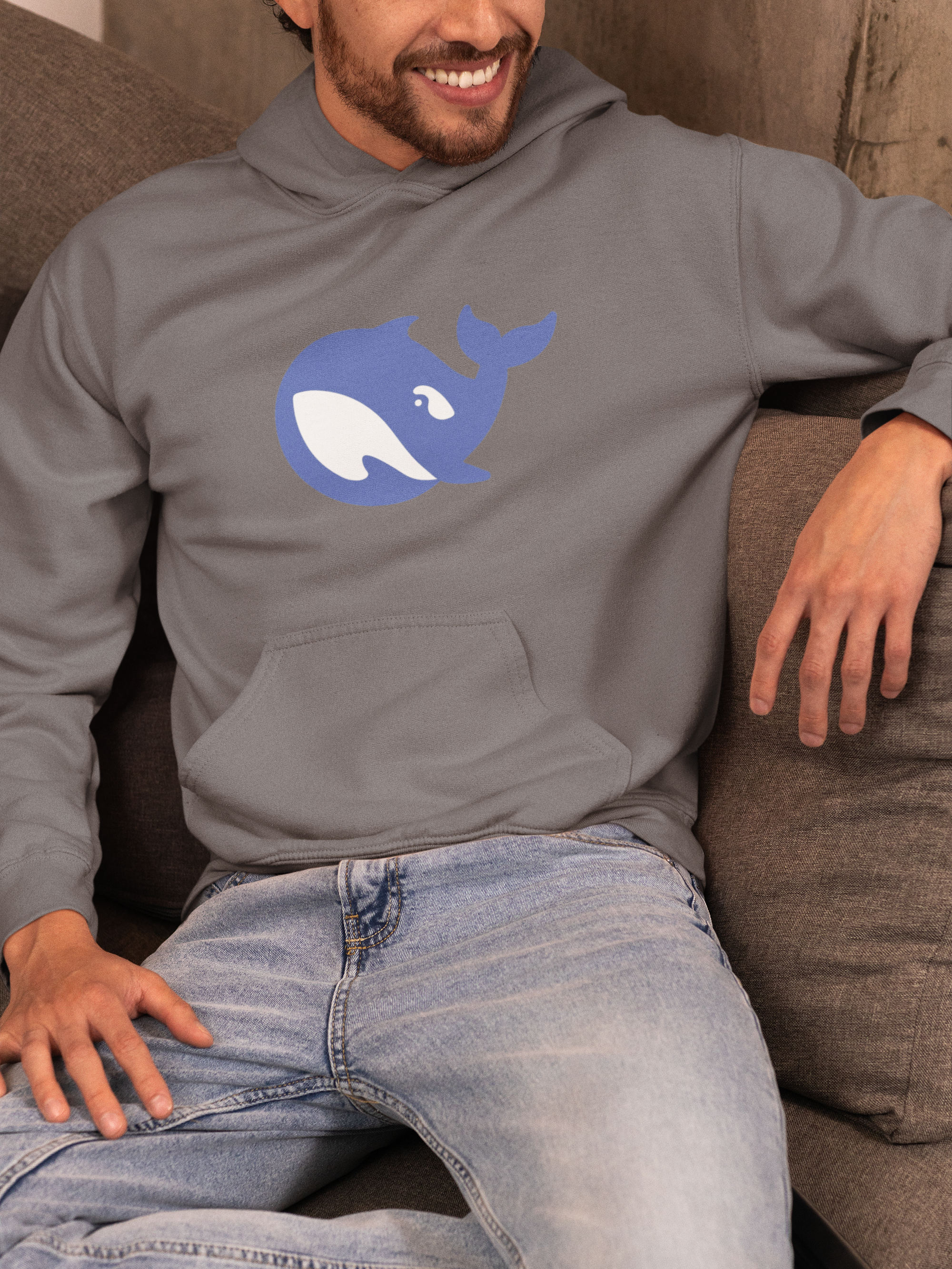 DeepSeek AI Technology Cotton Blend Hoodie