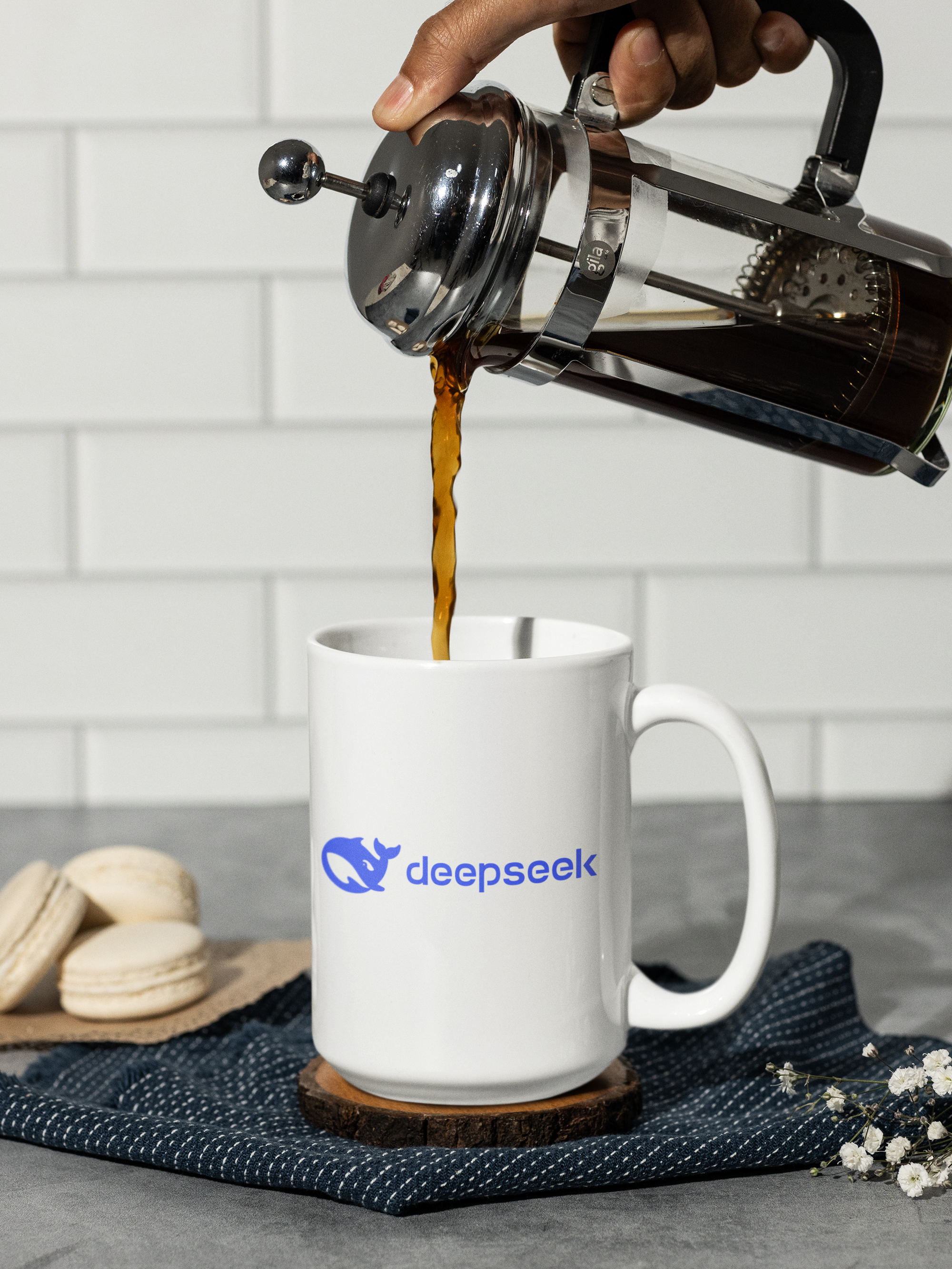 DeepSeek AI Technology Ceramic Coffee 15oz Mug