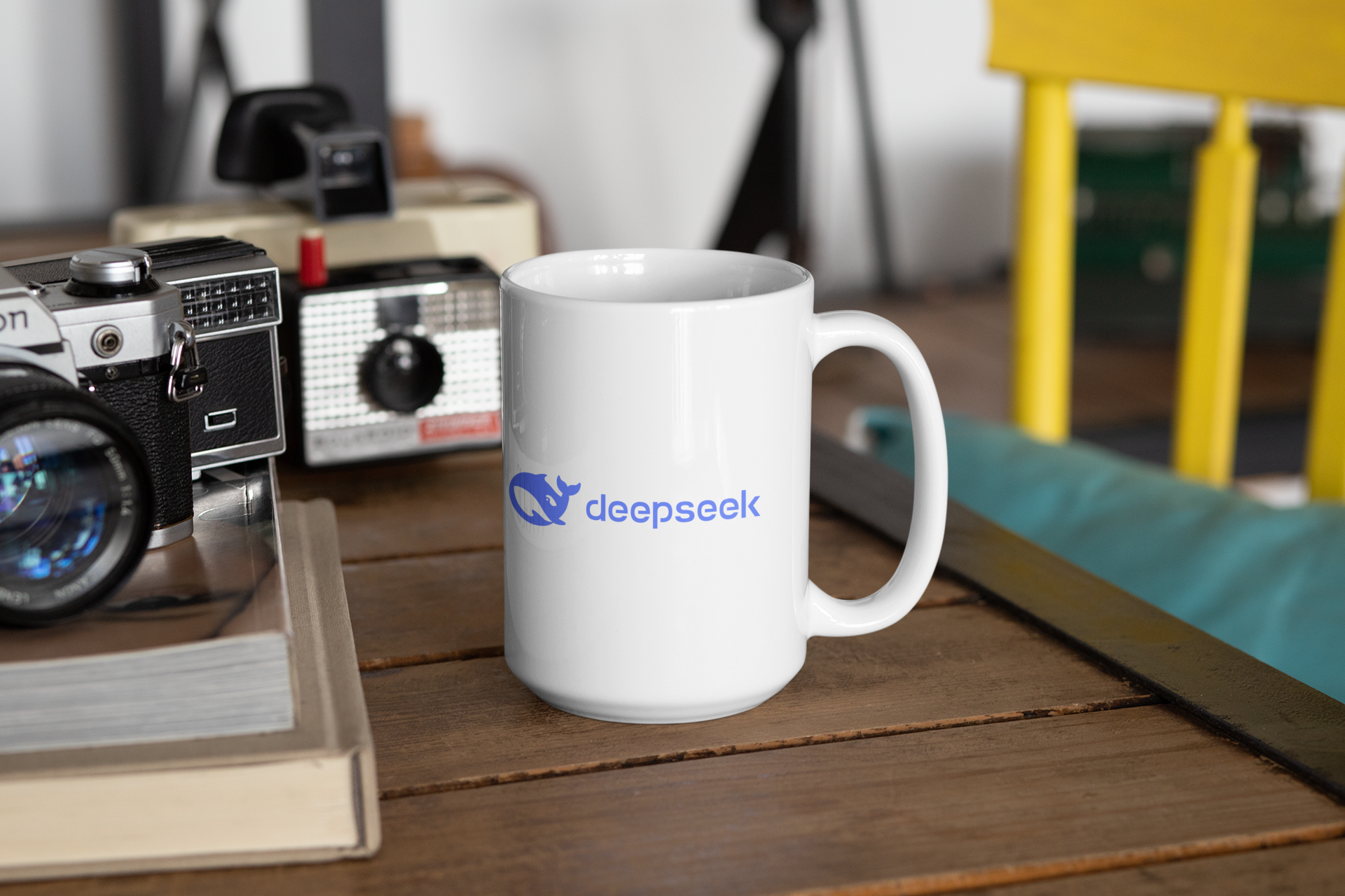DeepSeek AI Technology Ceramic Coffee 15oz Mug