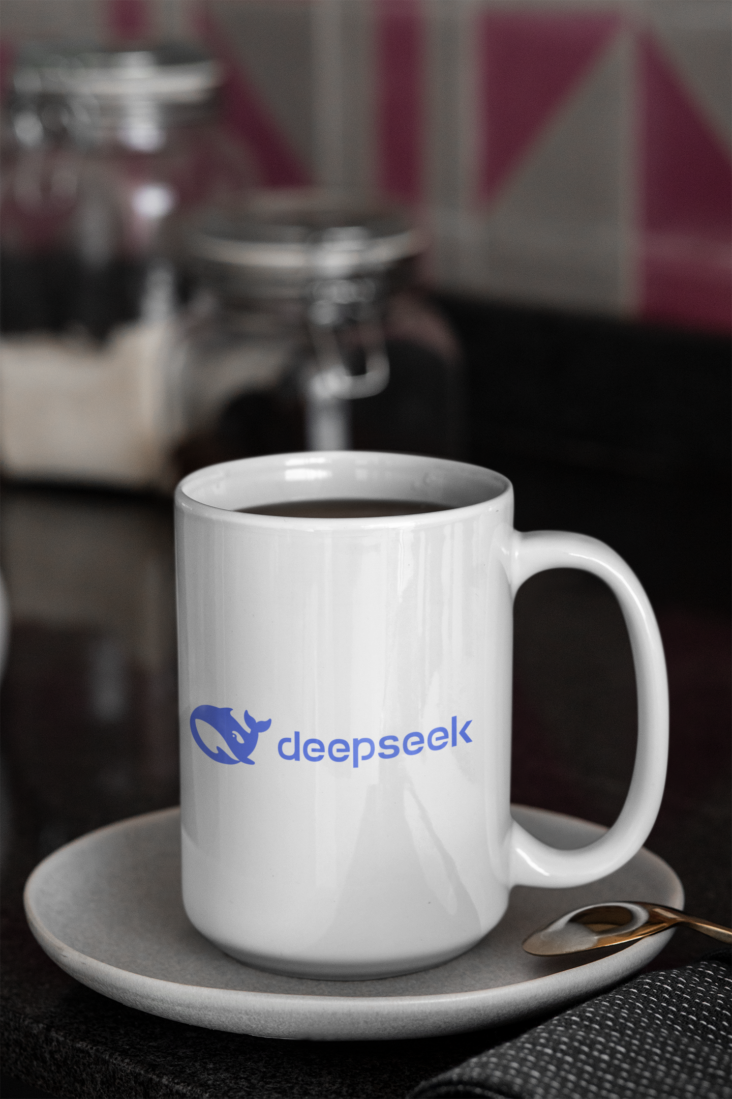 DeepSeek AI Technology Ceramic Coffee 15oz Mug