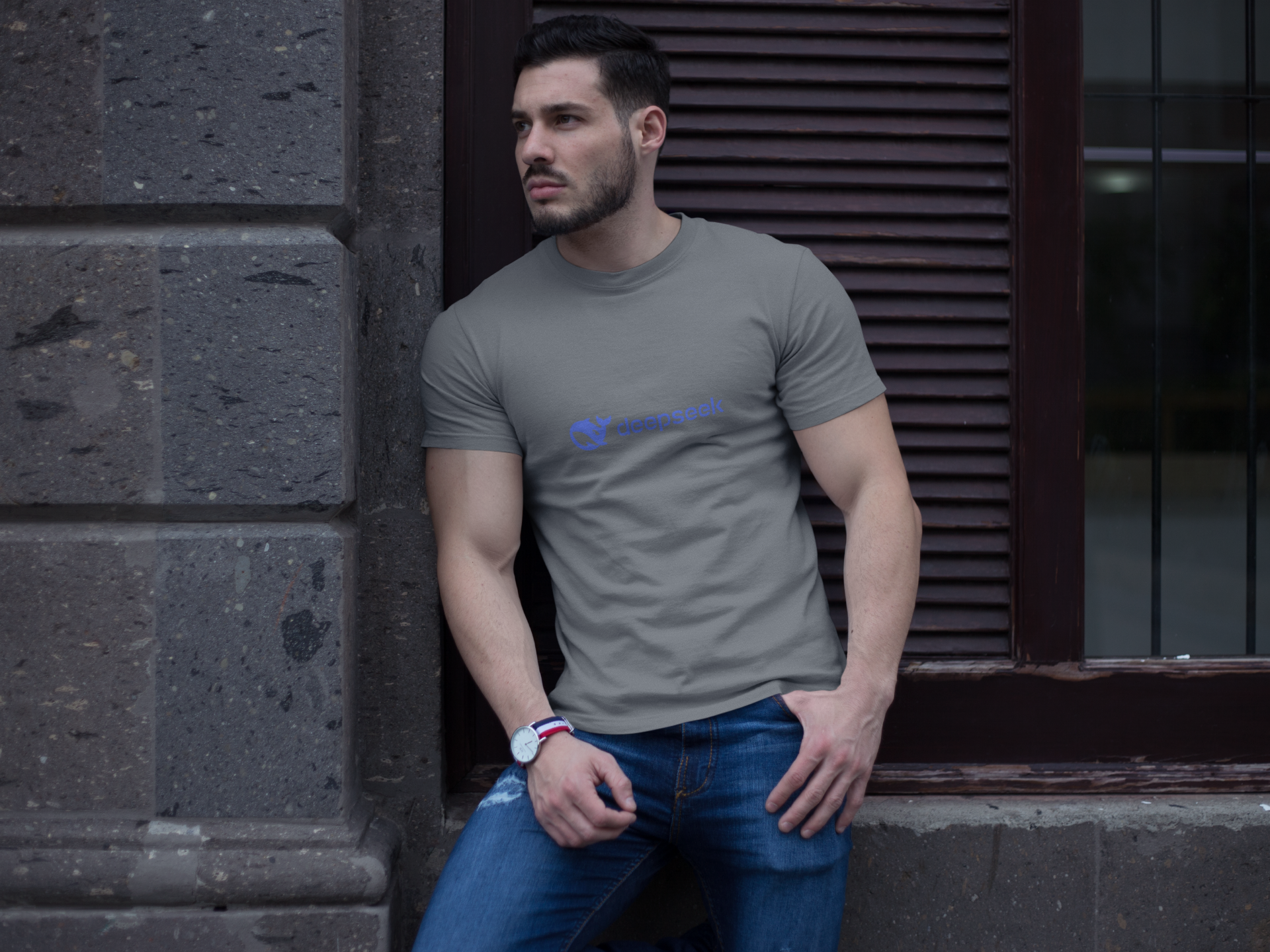 DeepSeek AI Technology Tool Cotton T-Shirt