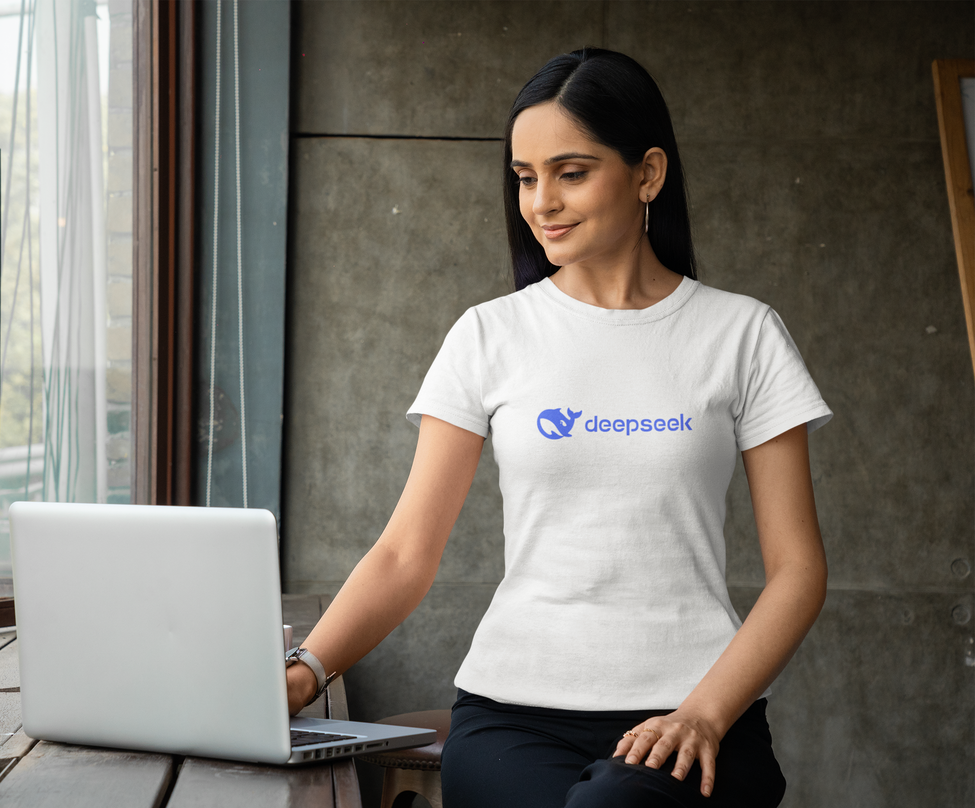 DeepSeek AI Technology Tool Cotton T-Shirt