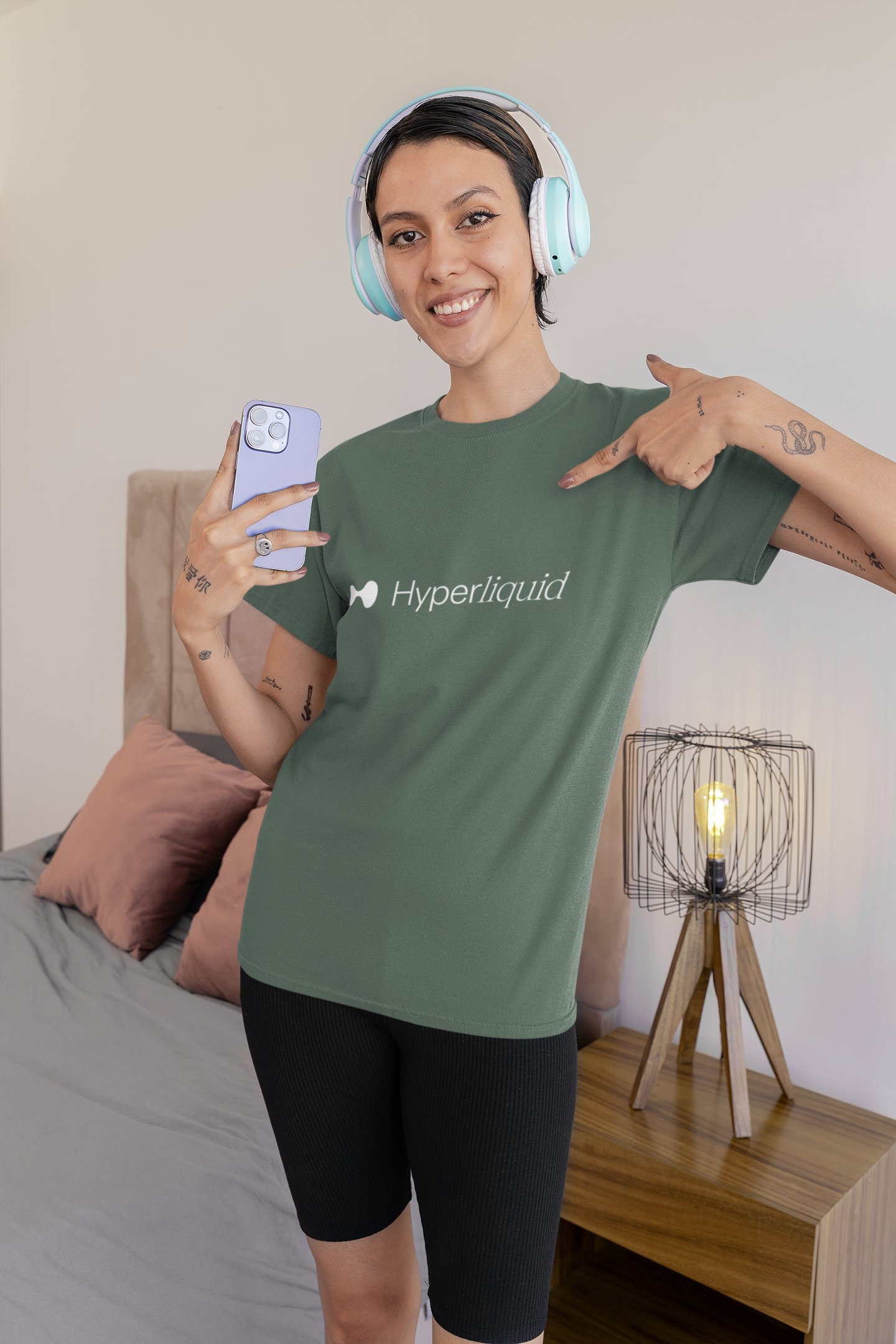 HYPE Hyperliquid Crypto  Token Cotton T-Shirt