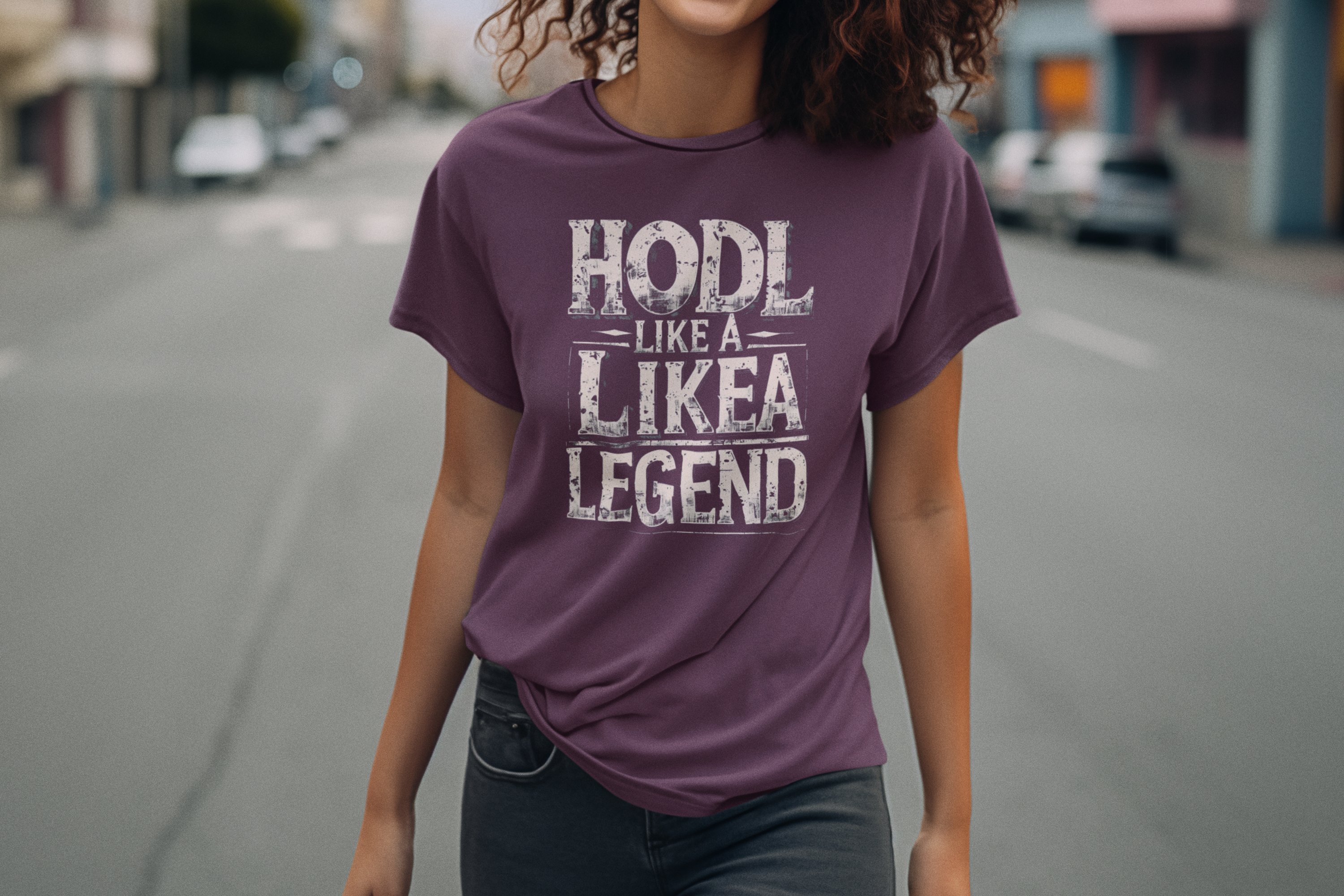 HODL Like a Legend Motivational Unisex Cotton T-Shirt
