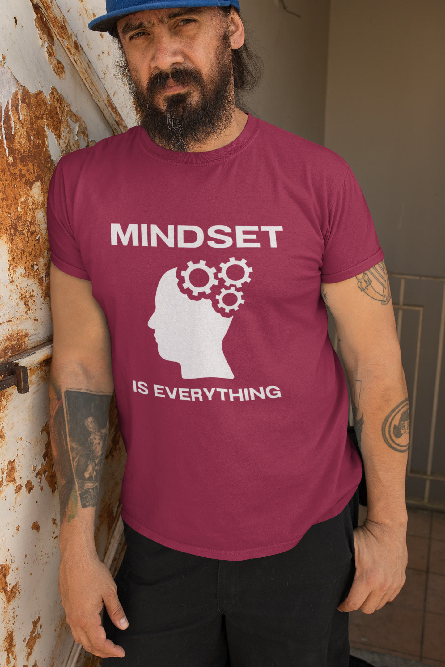 Motivational "Mindset is Everything" Unisex Cotton T-Shirt
