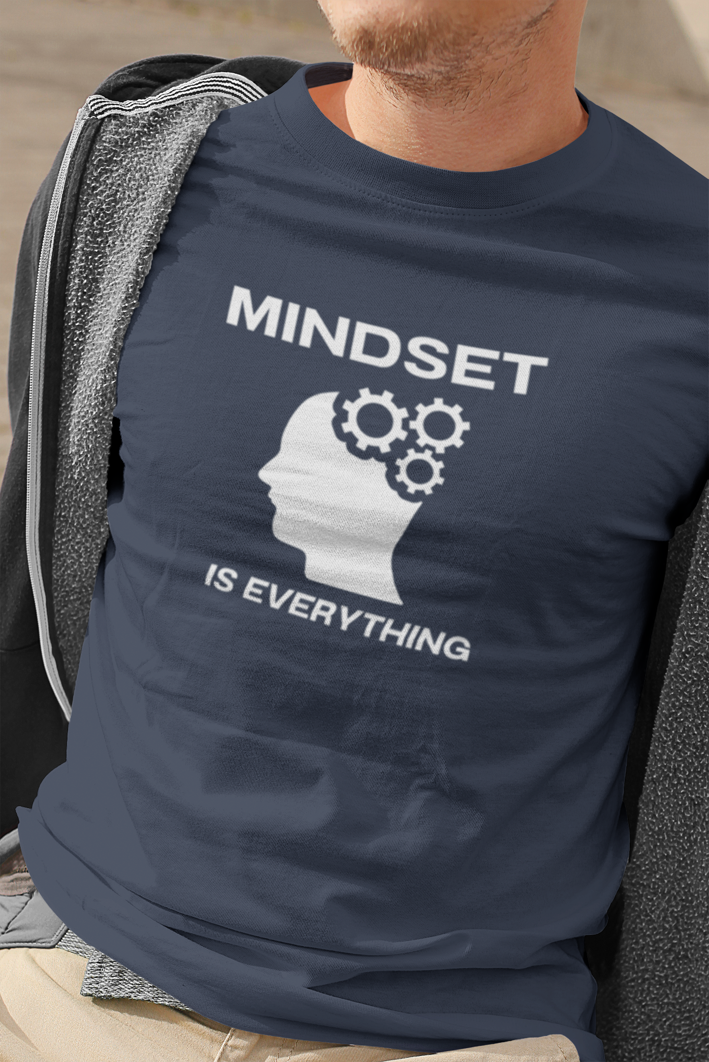 Motivational "Mindset is Everything" Unisex Cotton T-Shirt