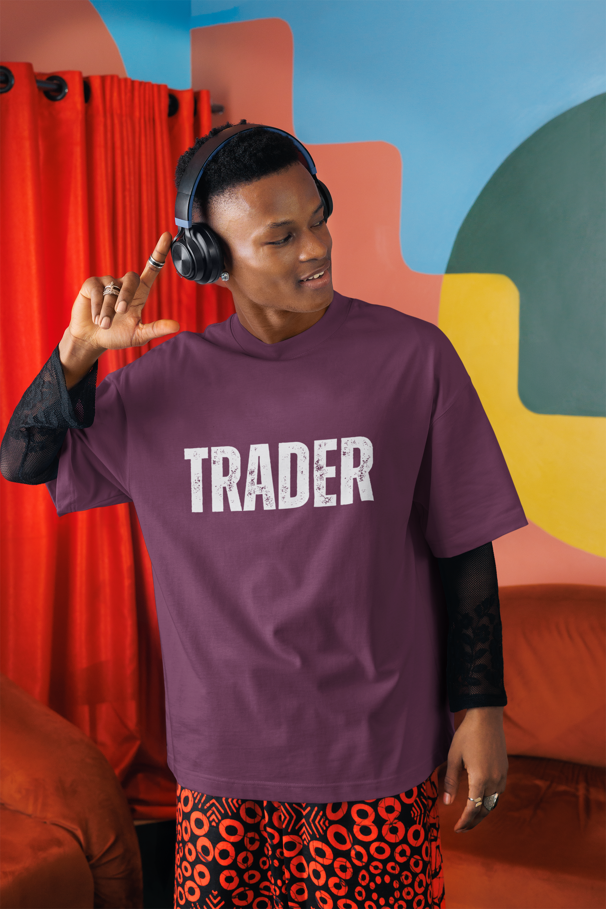 TRADER Crypto & Forex Trading Unisex Cotton T-Shirt