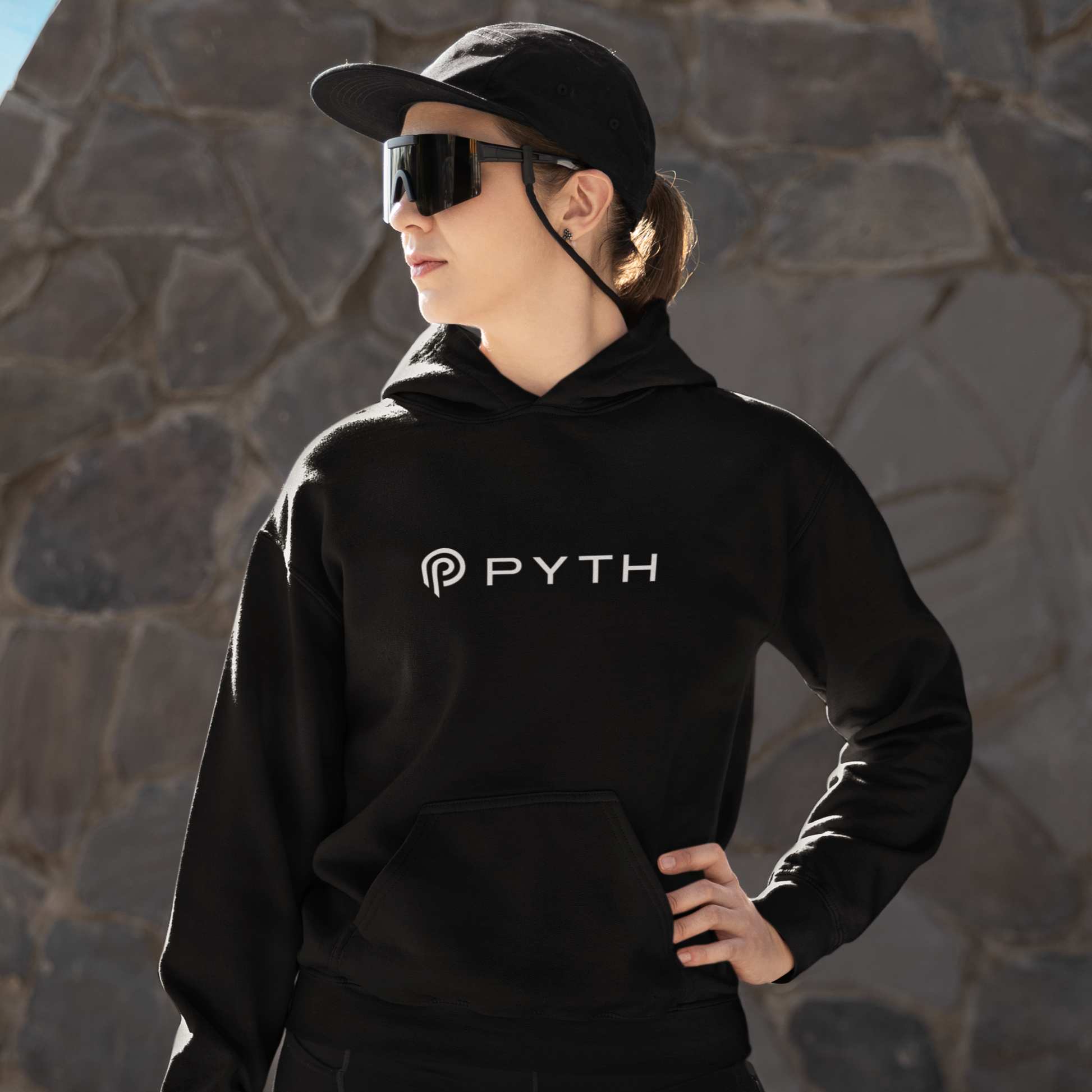 Pyth Network (PYTH) Crypto Token Unisex Cotton Hoodie