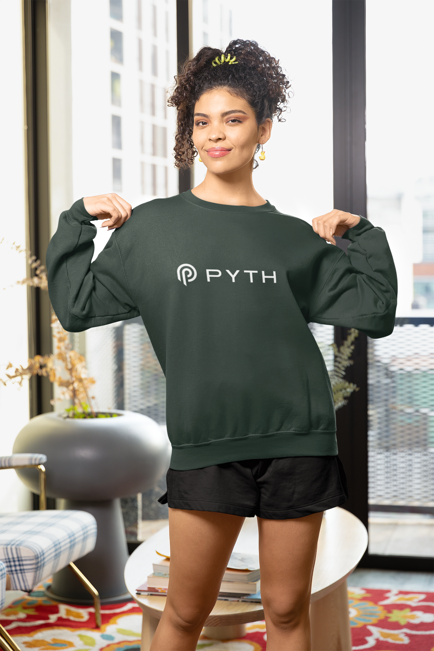 Pyth Network ( PYTH )Crypto Token Unisex Sweatshirt