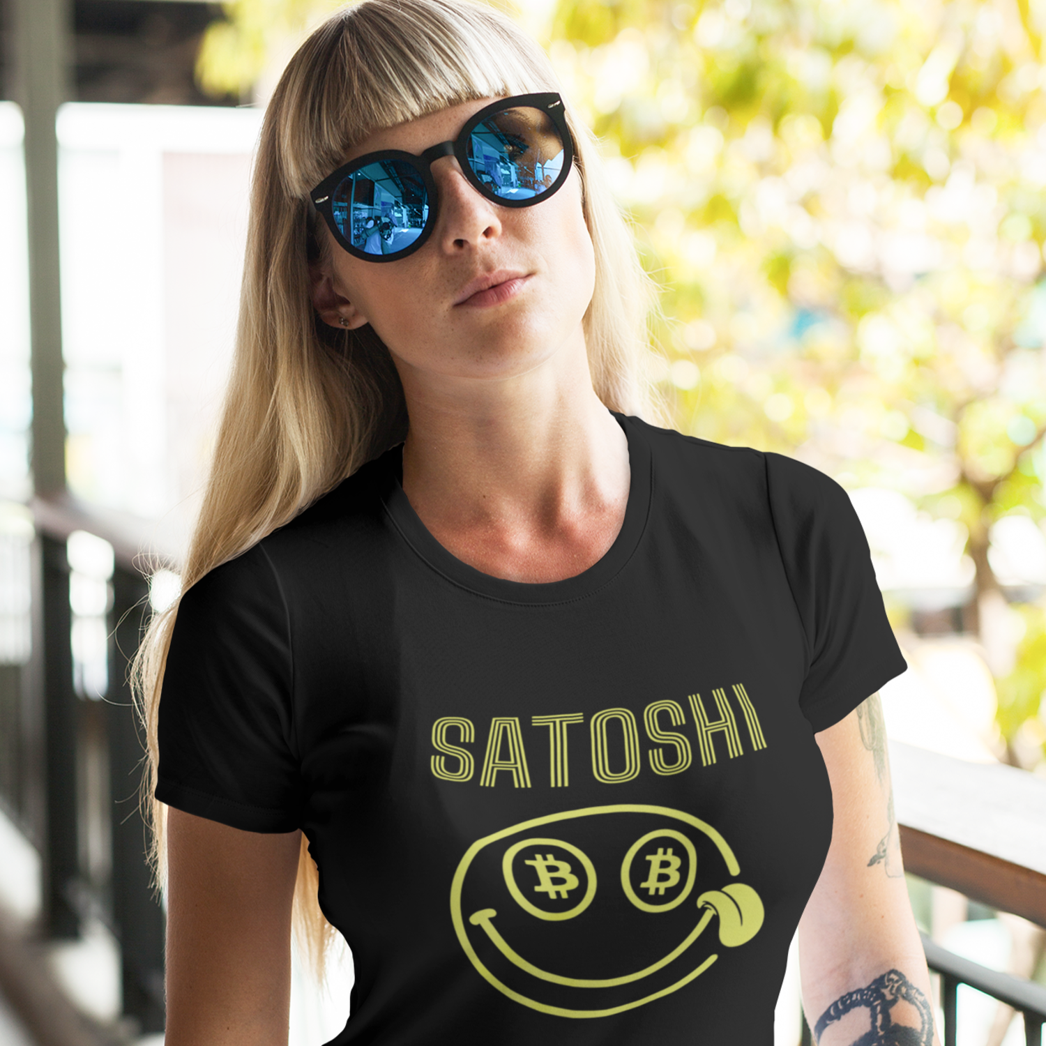 Funny Satoshi Nakamoto Crypto Black Cotton T-Shirt