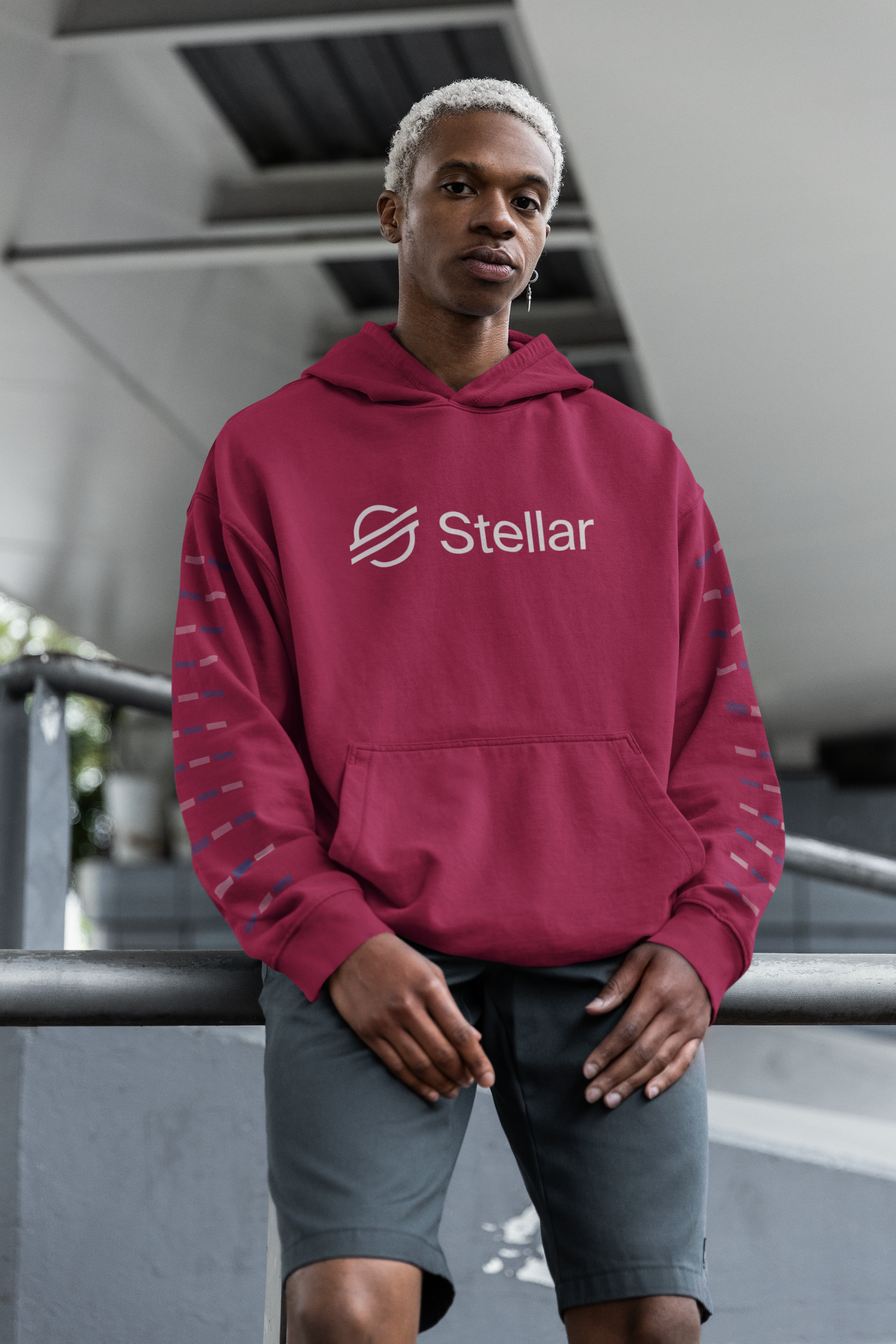 XLM Stellar Crypto Token Unisex Hoodie
