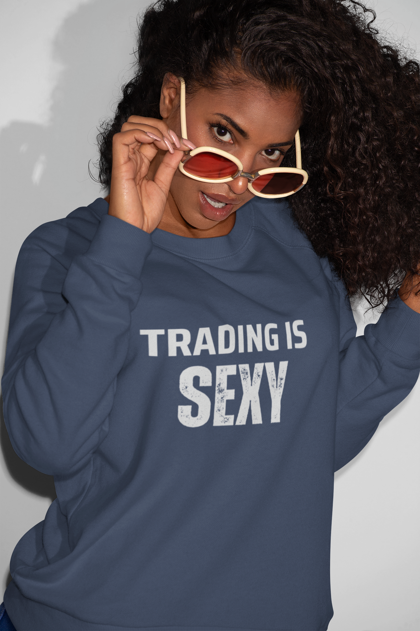 Funny 'Trading is Sexy' Unisex Trading Sweatshirt