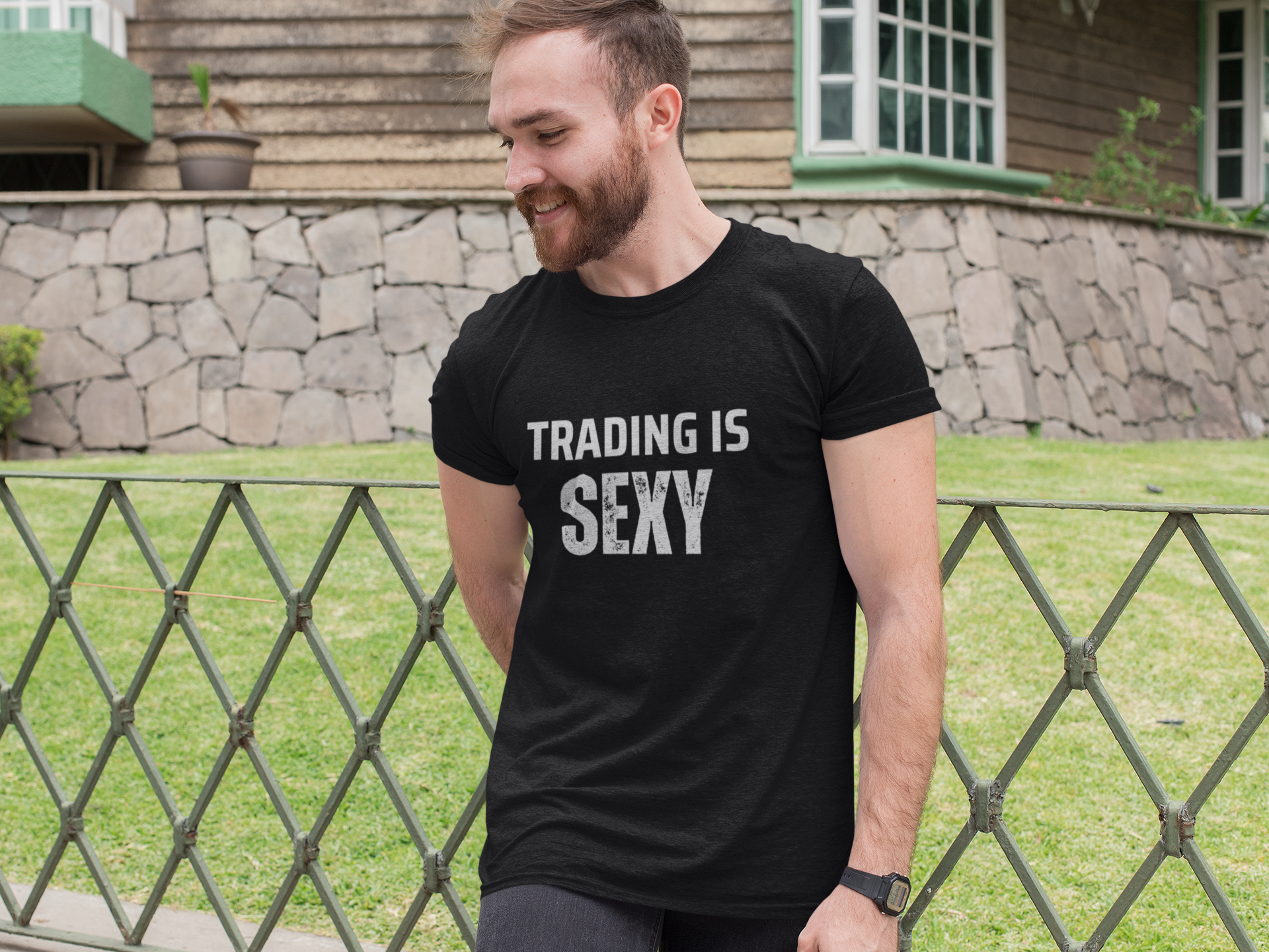 Trading is Sexy Unisex Cotton T-Shirt