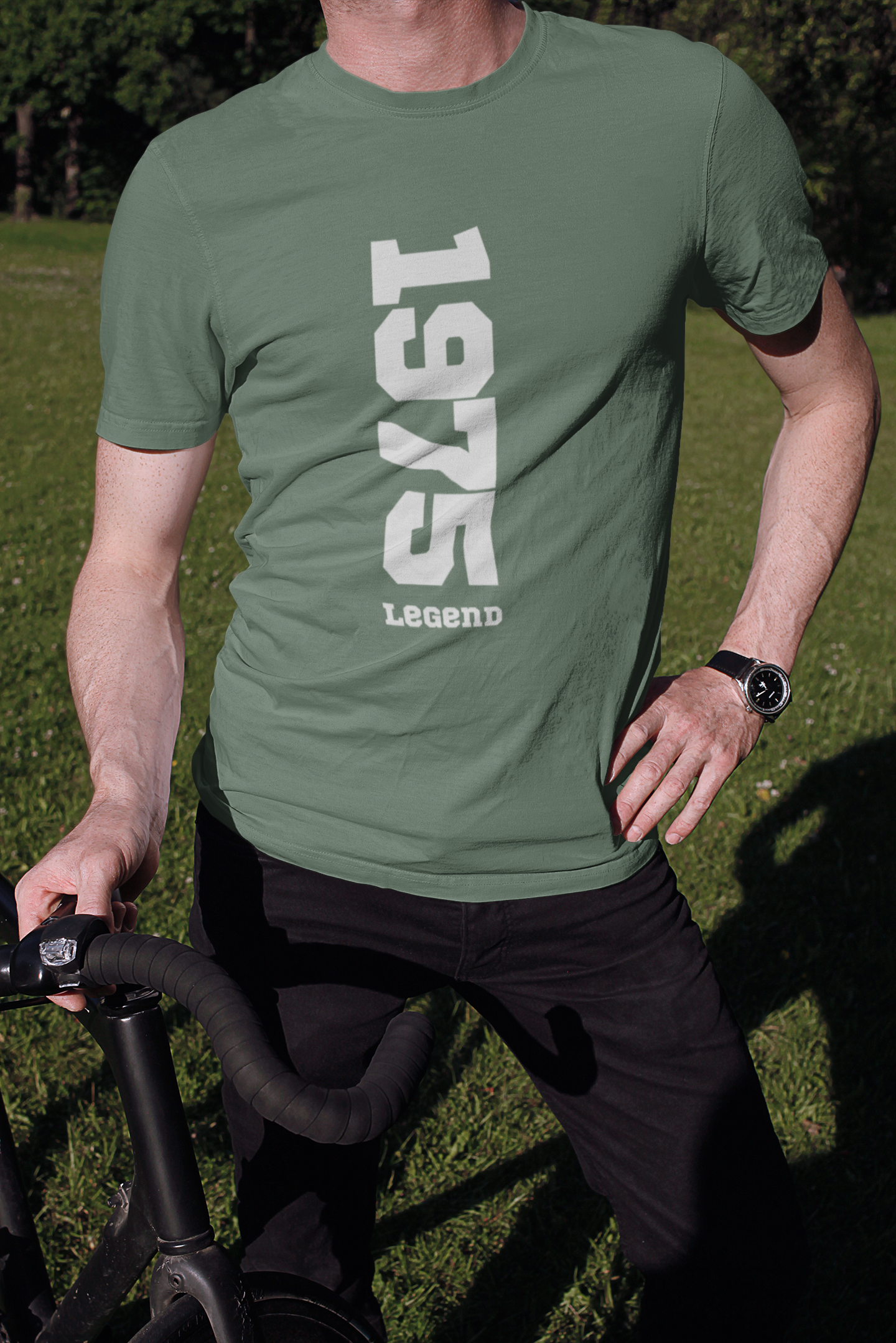 Customizable Year Legend  Unisex Cotton T-Shirt