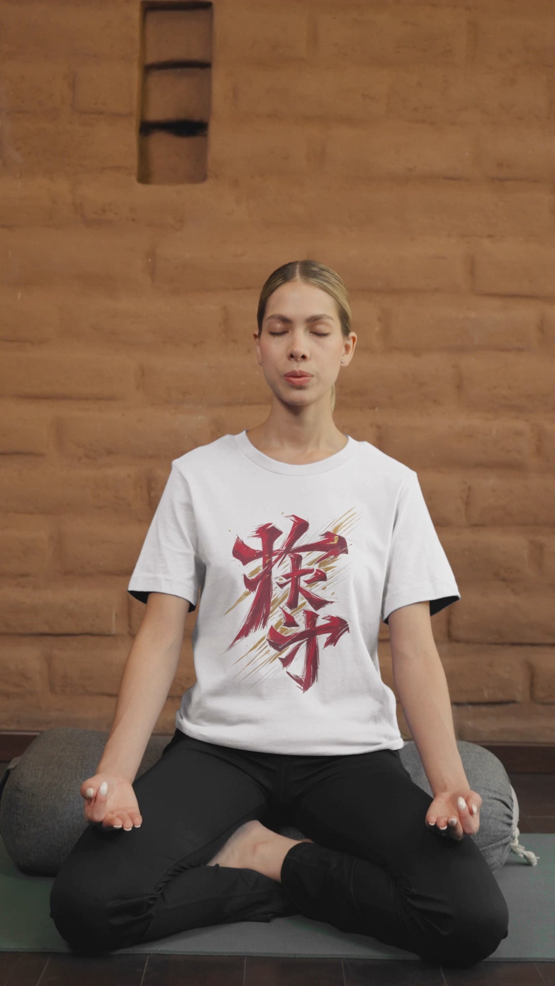 Japanese 'Victory' Symbol Unisex Cotton T-Shirt