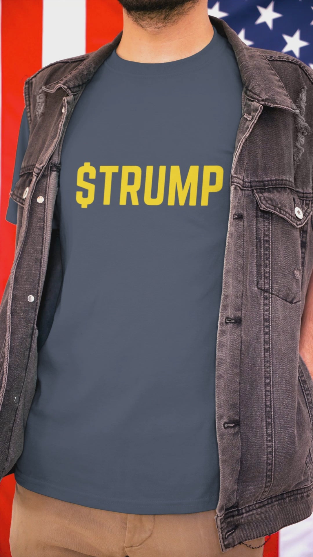 Donald Trump Crypto Coin Unisex Cotton T-Shirt