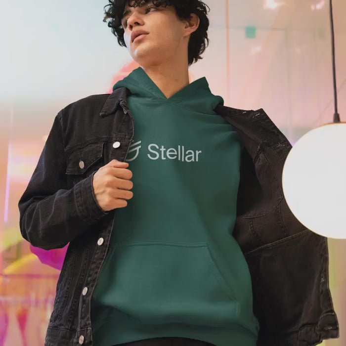 XLM Stellar Crypto Token Unisex Hoodie