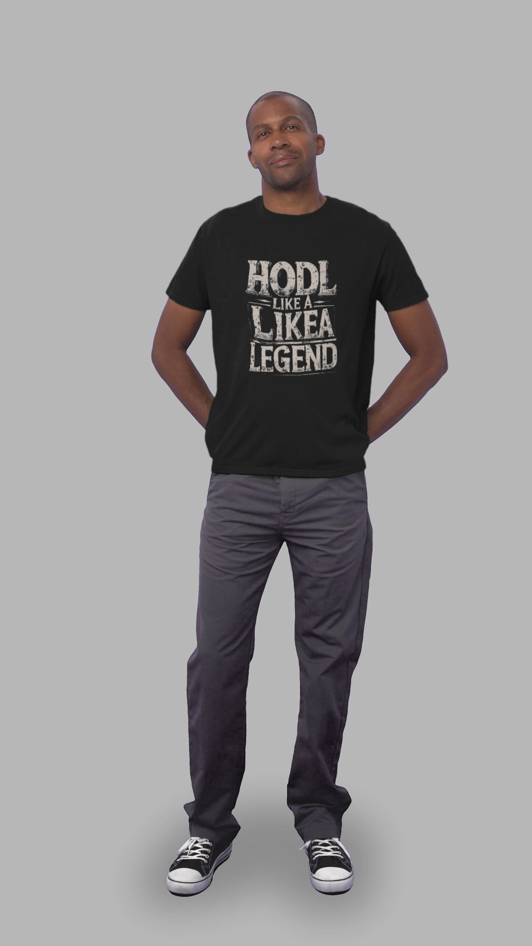 HODL Like a Legend Motivational Unisex Cotton T-Shirt