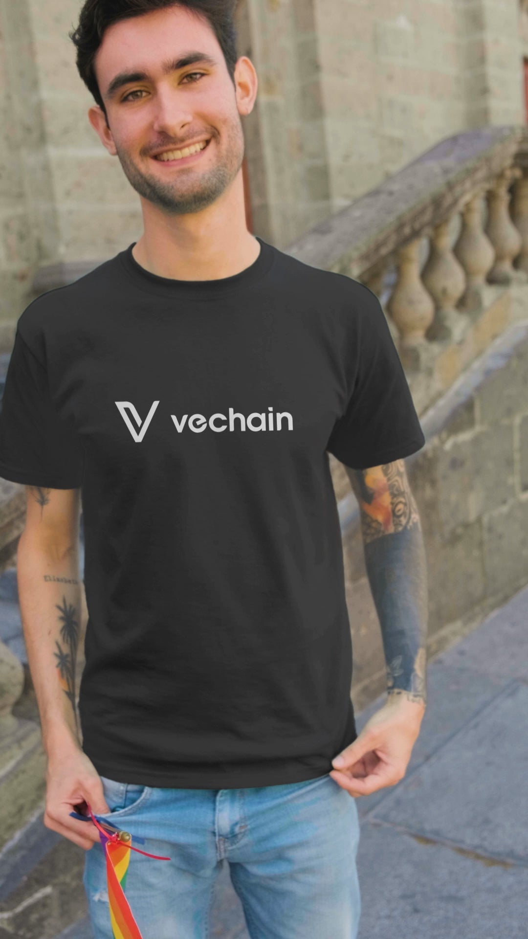 VET VeChain Crypto Token Unisex Cotton T-Shirt