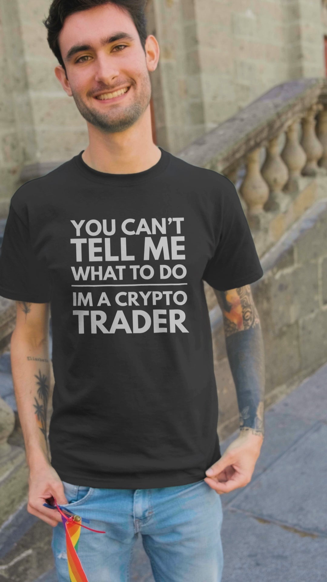 Funny Crypto Trader Unisex Cotton T-Shirt