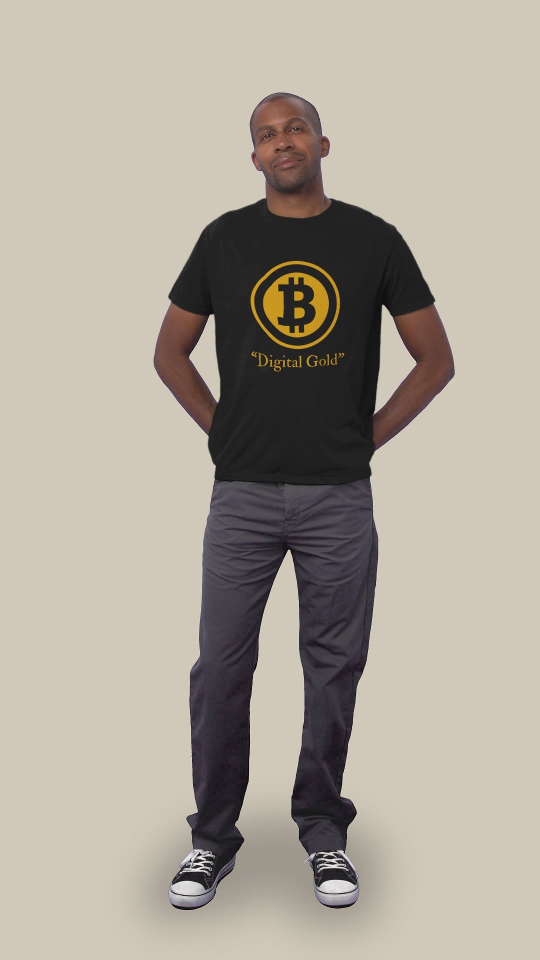 Bitcoin is Digital Gold Unisex Cotton T-Shirt